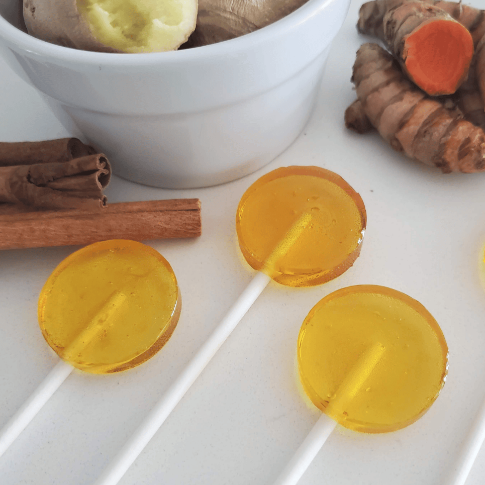 Turmeric Ginger Lollipops Trio