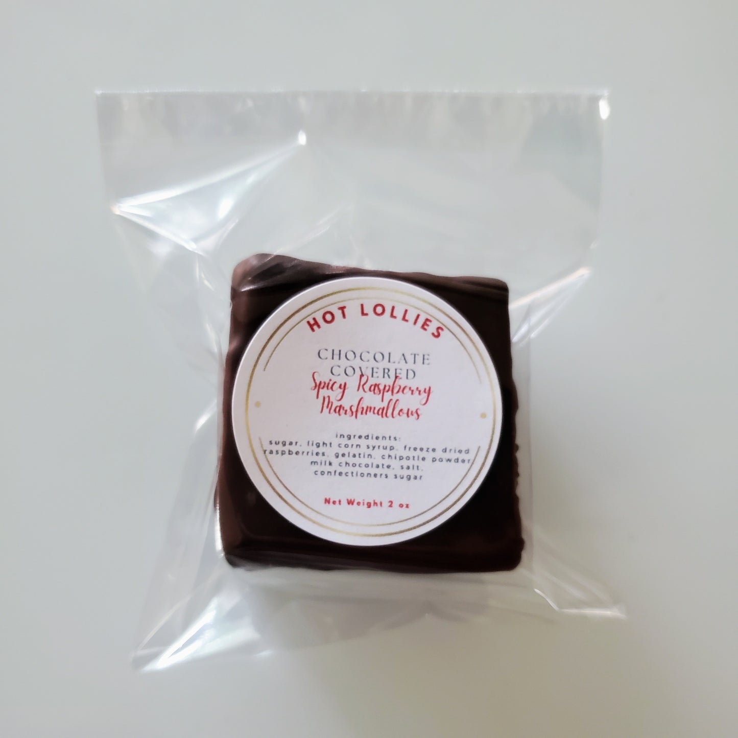 Chocolate Covered Spicy Raspberry Marshmallows