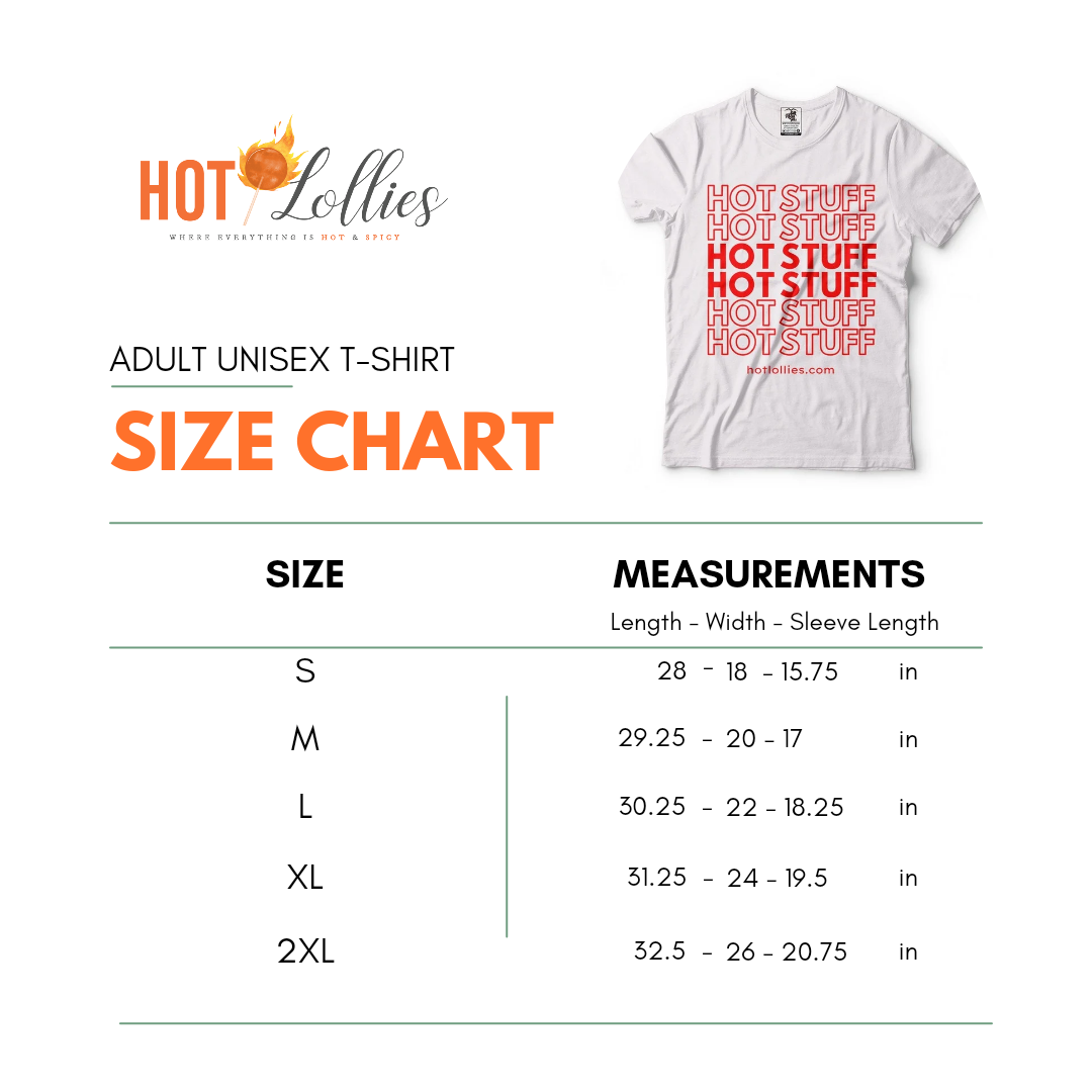 t-shirt size chart