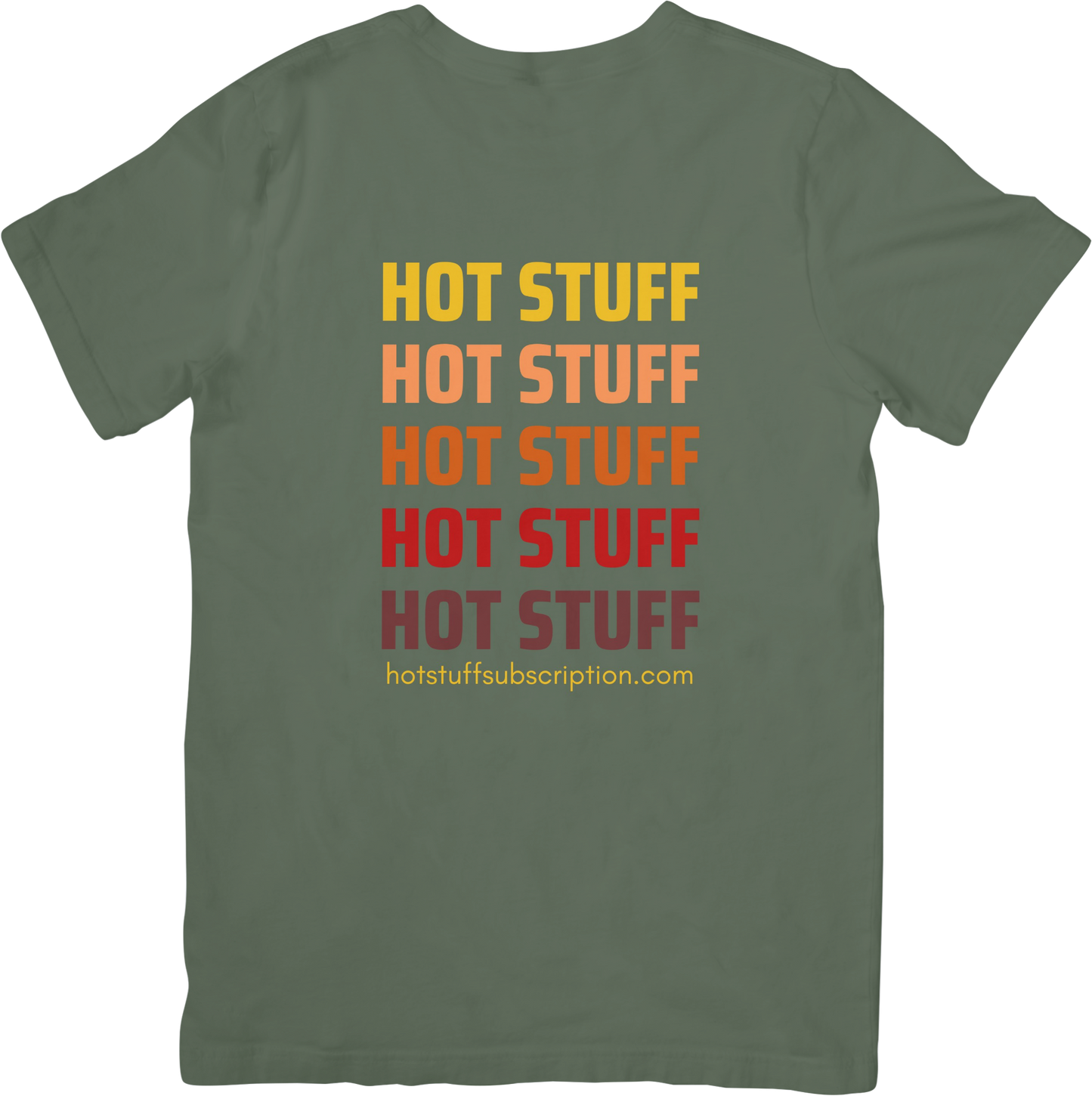 Colorful Hot Stuff Unisex Cotton t-shirt