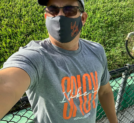 i like it spicy gray t-shirt on man