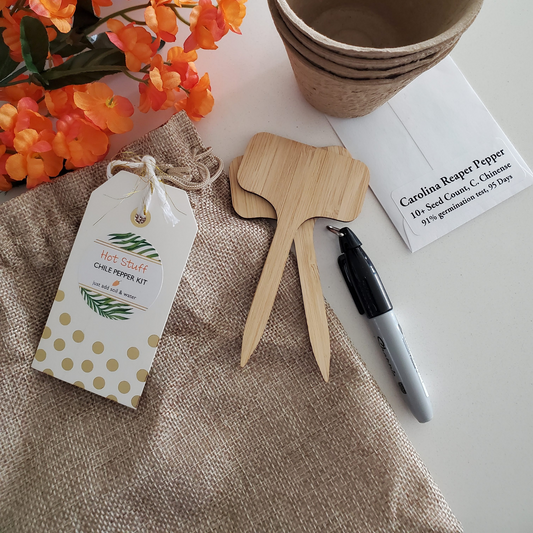 Hot Peppers Seed Kit