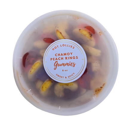 peach ring gummies packaging