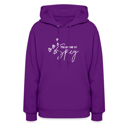 Women's Spicy Love Hoodie - purple