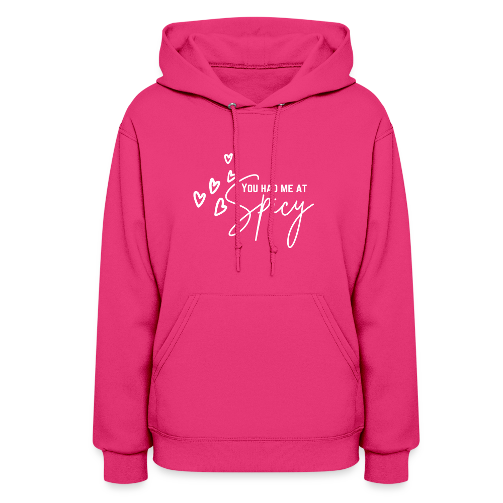 Women's Spicy Love Hoodie - fuchsia