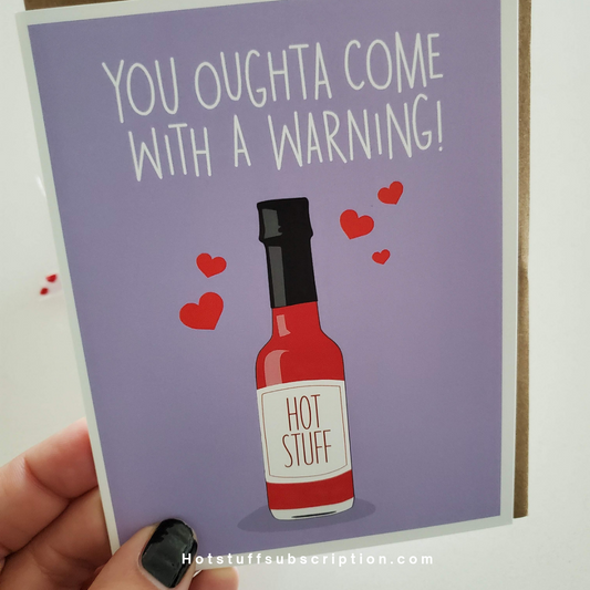 Hot Stuff Valentine's Day Card